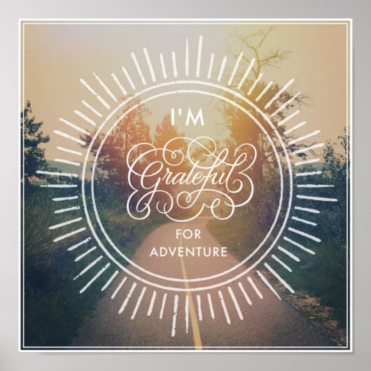 Poster Je suis reconnaissant pour l'aventure (Devant)