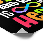 Poster Je Suis Sa Voix Il Est Mon Coeur Sensibilisation s (Coin)