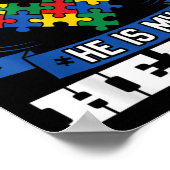 Poster Je Suis Sa Voix Il Est Mon Coeur Sensibilisation s (Coin)