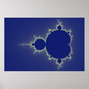 Poster Je Suis Si Bleu - Fractal