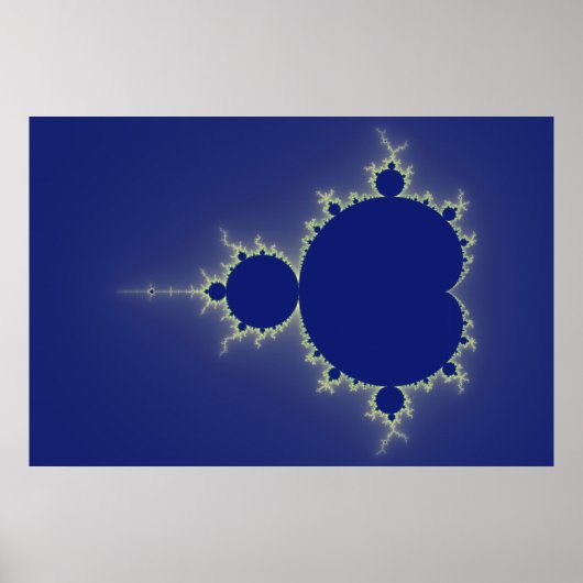 Poster Je Suis Si Bleu - Fractal (Devant)