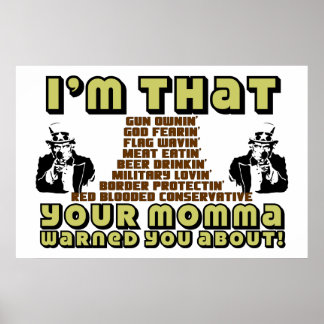 Poster Je suis si conservateur