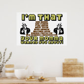 Poster Je suis si conservateur (Cuisine)