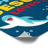 Poster Je suis si heureux que Jésus m'aime Enfants Dolphi (Coin)