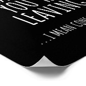 Poster Je suis si jalouse que tu pars (Coin)