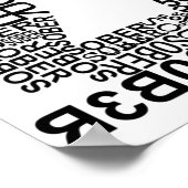 POSTER JE SUIS SOBRE (Coin)