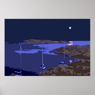 Poster Je suis sur un bateau