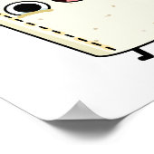 Poster Je suis sur un rouleau amusant jeu de papier toile (Coin)