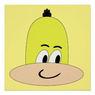 Poster Je suis Sveety, Funny Face Cartoon