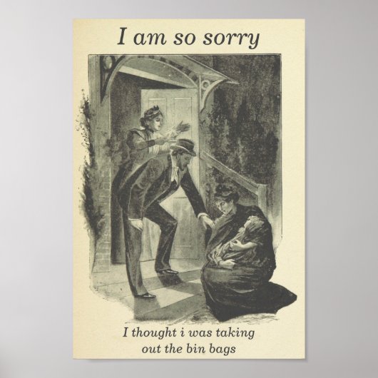 Poster Je suis tellement désolé (Devant)