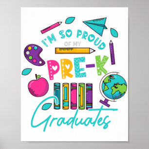 Poster Je Suis Tellement Fier De Mes Diplômés D'Études Pr