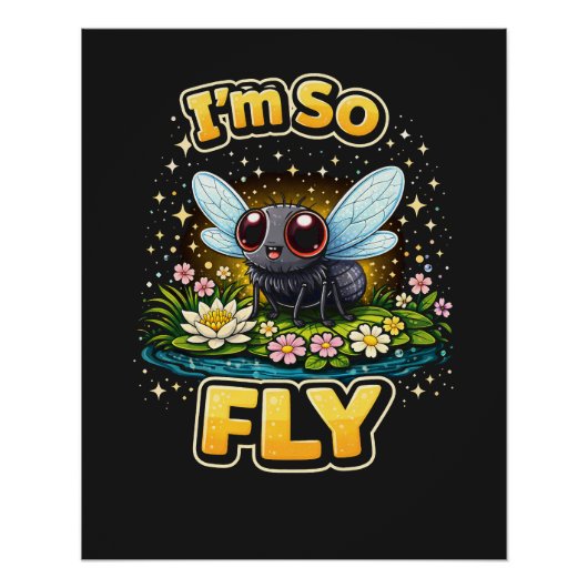 Poster Je Suis Tellement Une Mouche (Devant)