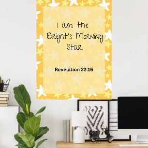 Poster Je suis The Bright's Morning Star Christian