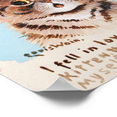 Poster Je suis tombée amoureuse d'un chaton (Moi-même) (Coin)