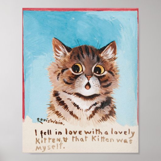 Poster Je suis tombée amoureuse d'un chaton (Moi-même) (Devant)