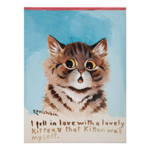 Poster Je suis tombée amoureuse d'un chaton (Moi-même)