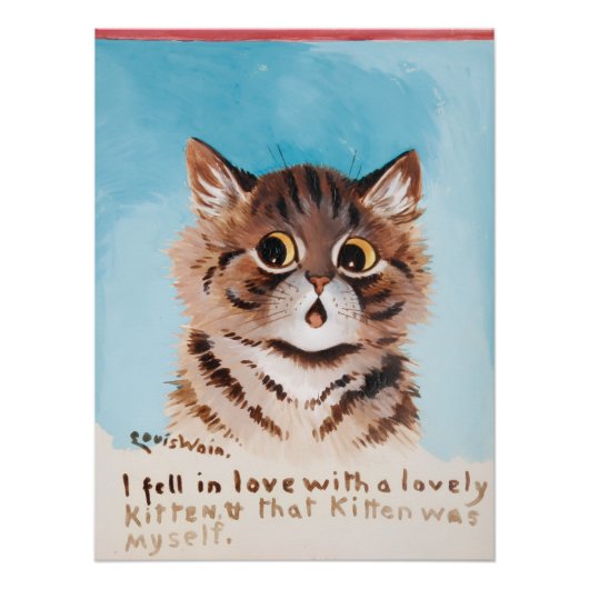Poster Je suis tombée amoureuse d'un chaton (Moi-même) (Devant)
