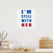 Poster "Je suis toujours avec elle" (Cuisine)