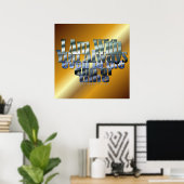 Poster Je suis toujours avec vous - Mat 28:20 (Bureau à domicile)