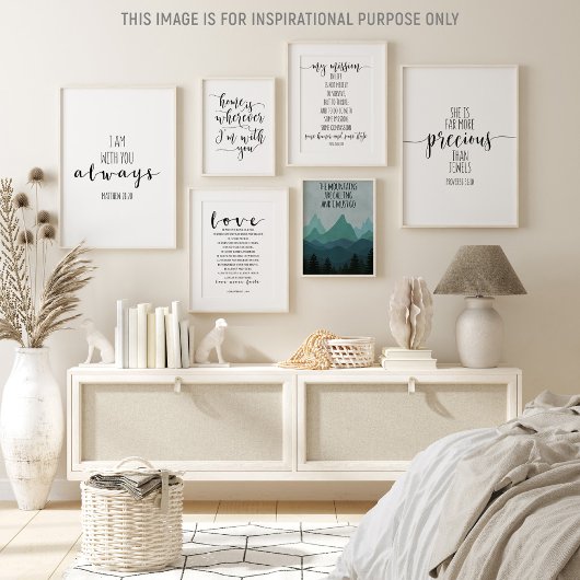 Poster Je Suis Toujours Avec Vous, Matthieu 28:20