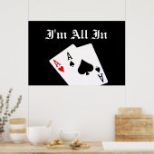 Poster Je suis tout en poker (Cuisine)