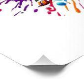 Poster Je suis un artiste | peintre | Dessin | Professeur (Coin)