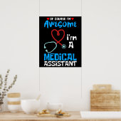 Poster Je suis un assistant Médicale (Cuisine)
