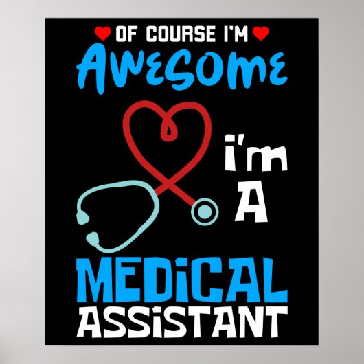 Poster Je suis un assistant Médicale (Devant)