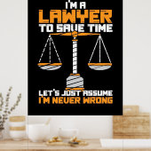 Poster Je Suis Un Avocat Pour Gagner Du Temps (Cuisine)