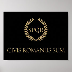 Poster Je suis un citoyen romain - Civis Romanus Sum