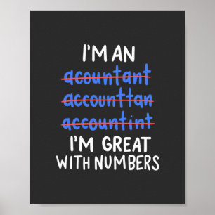 Poster Je suis un comptable