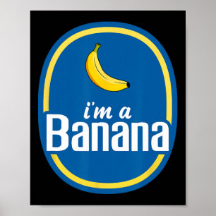 Poster Je suis un costume Nana Halloween Sticker Fruit Ja