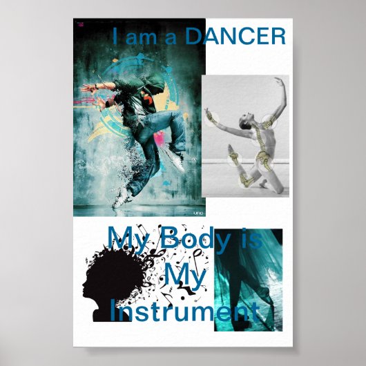 Poster Je suis un DANCER (Devant)