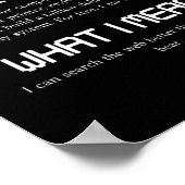 Poster Je suis un développeur de logiciels programmation  (Coin)