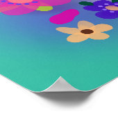 Poster Je suis un enfant de Dieu de belles fleurs