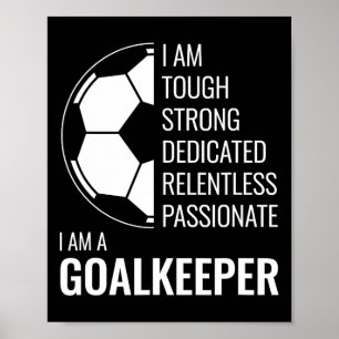 Poster Je suis un gardien de but - Gardien de football