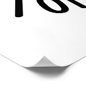 Poster Je suis un grand marché je Otter sais drôle animal (Coin)