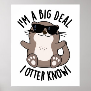 Poster Je suis un gros bonnet je devrais savoir blague dr
