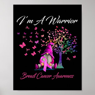 Poster Je suis un guerrier Gnome de sensibilisation au ca