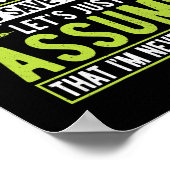 Poster Je suis un ingénieur agricole Funny Farmer Farming (Coin)