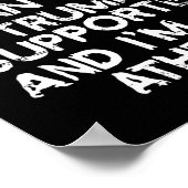 Poster Je suis un meilleur chrétien que n'importe quel pa (Coin)