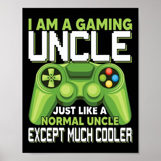Poster Je Suis Un Oncle De Jeu Sauf Beaucoup Glacière Gam (Devant)