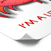 Poster Je suis Un Petit Crabby ! (Coin)