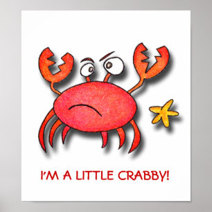Poster Je suis Un Petit Crabby !