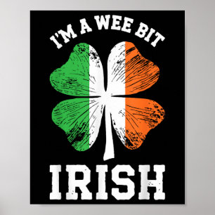 Poster Je Suis Un Petit T-shirt irlandais Hommes Femmes E