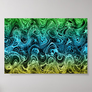 Poster Je suis un peu perplexe - Abstrait 1