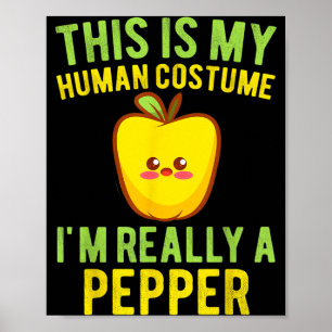 Poster Je Suis Un Piment Tout-Petit Enfants Drôle Kawaii 