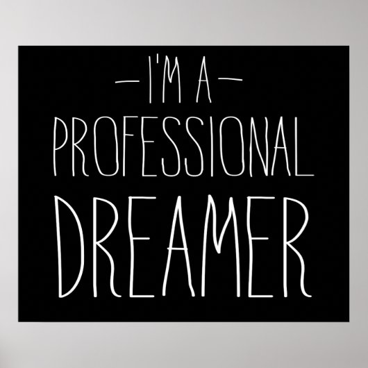 Poster Je suis un rêveur professionnel (Devant)