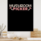 Poster Je Suis Un Sicker De Champignons (Cuisine)