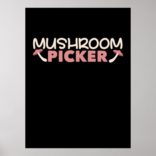 Poster Je Suis Un Sicker De Champignons (Devant)